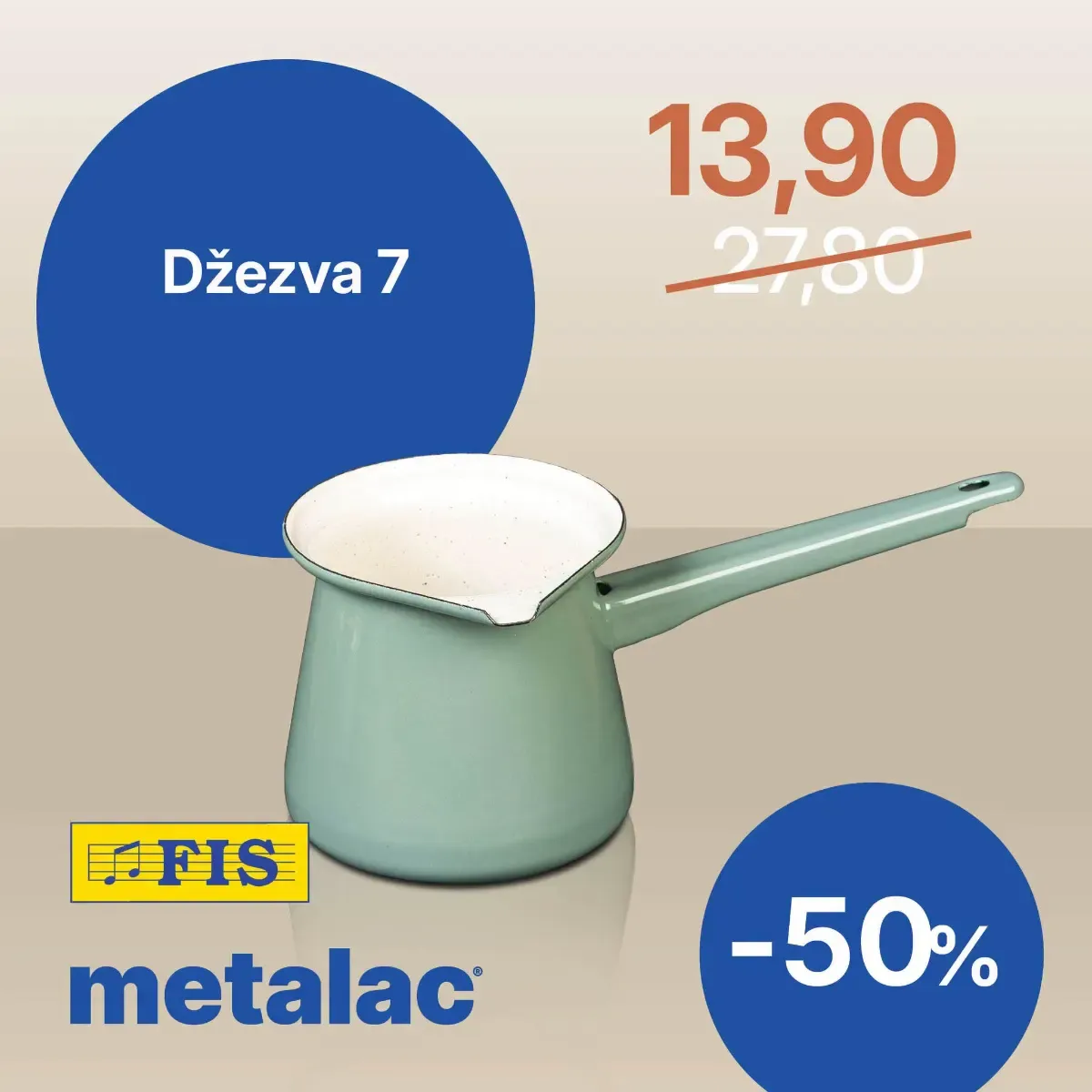FIS Metalac džezva Olivia 7 na akciji za 13,90 KM