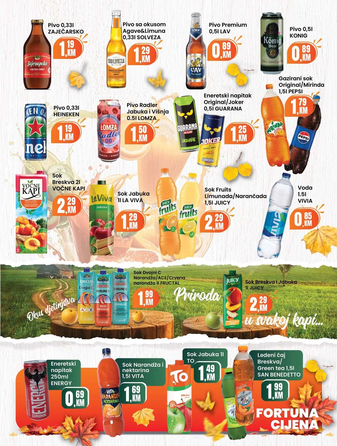 Fortuna market akcija