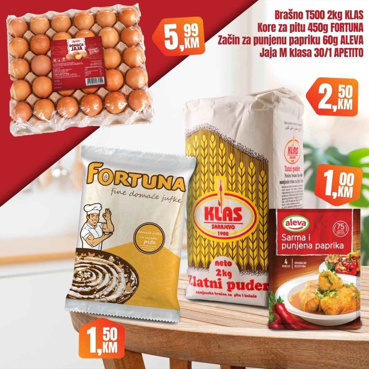 Fortuna Market praznična akcija strana 10 velika sniženja prehrana i kućne potrepštine BiH