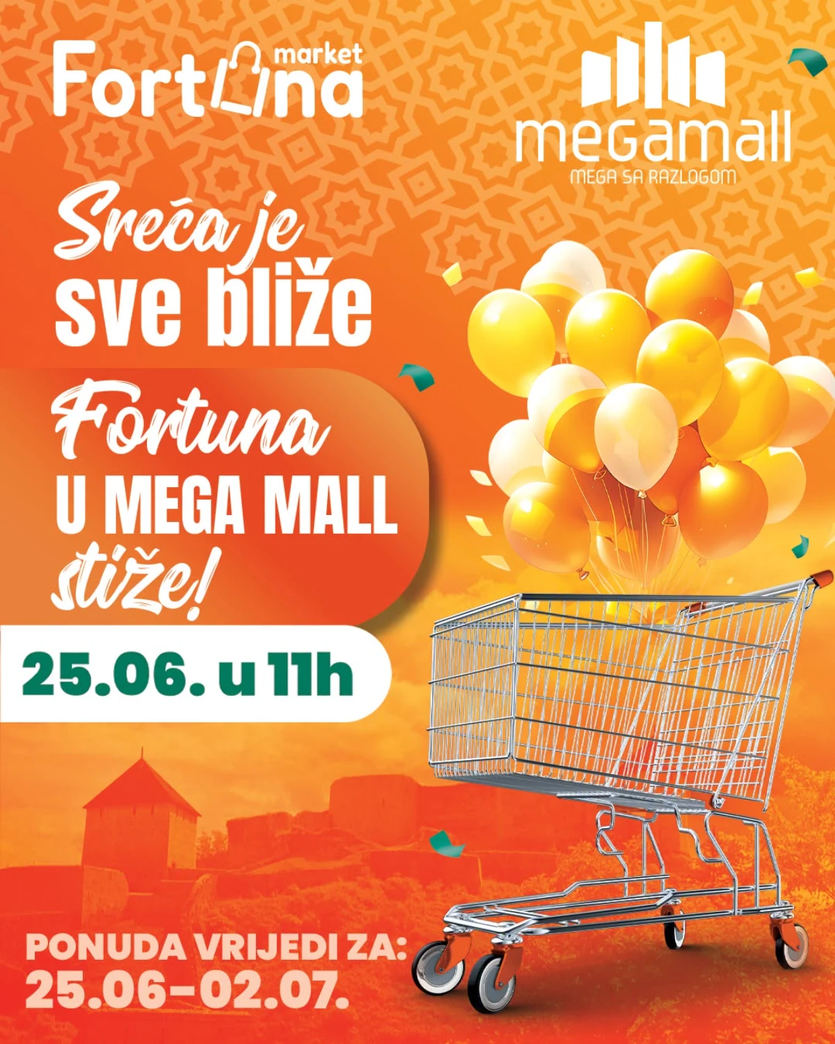Fortuna Market Tešanjka otvorenje novog objekta i akcijska ponuda od 25.06. do 02.07.2026