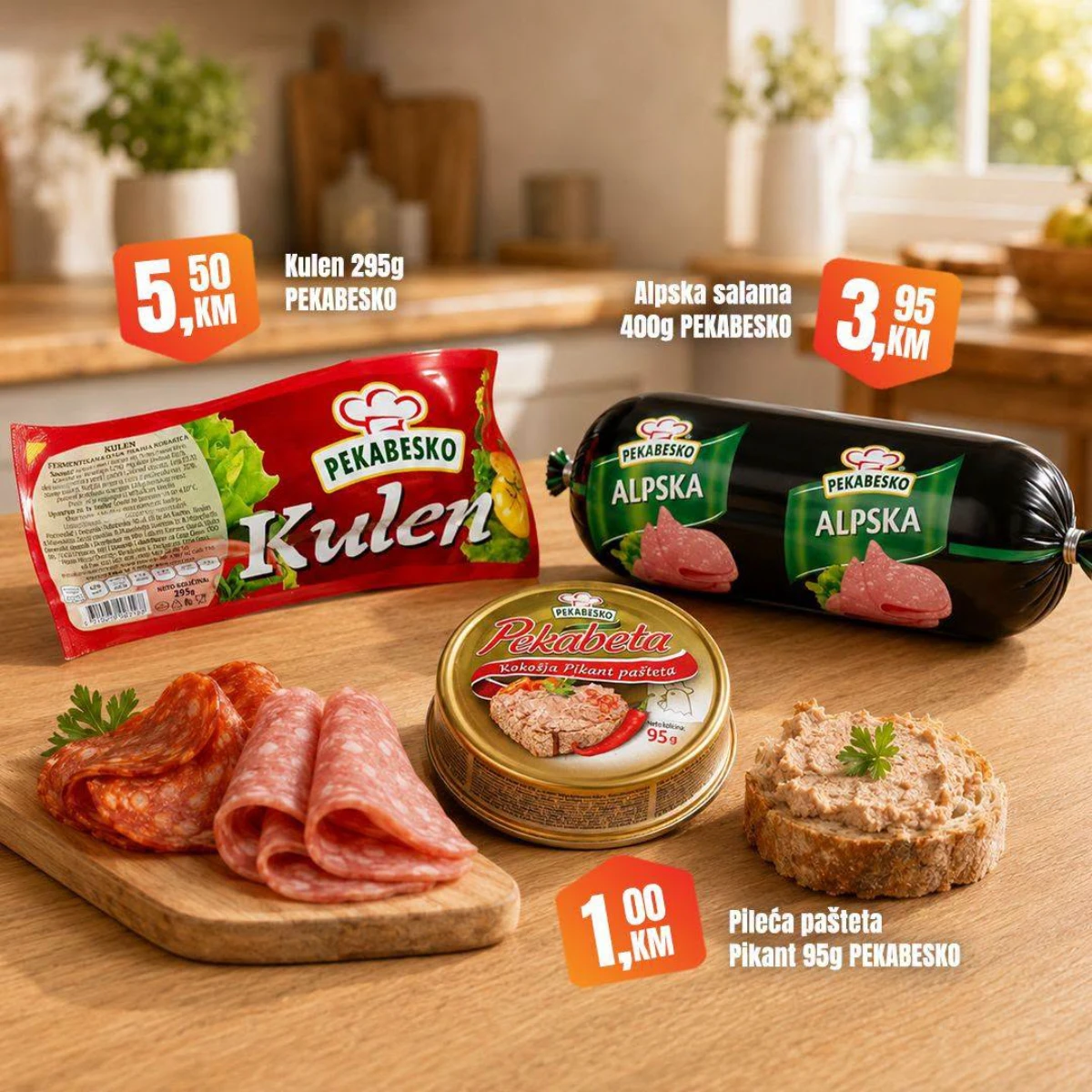 Fortuna Market vikend akcija – Pekabesko kulen, alpska salama i pileća pašteta po akcijskim cijenama