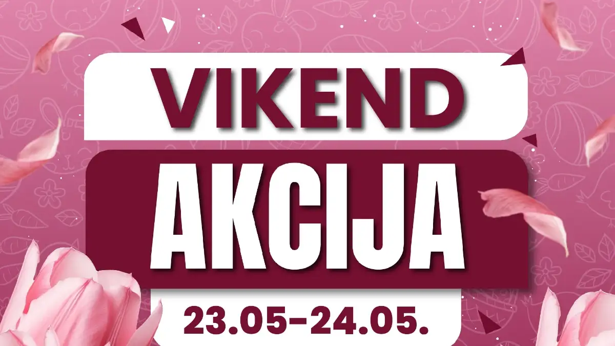 Fortuna Market vikend akcija 23–24.05.2026 – sniženja do 45% na meso, voće, povrće i prehrambene proizvode