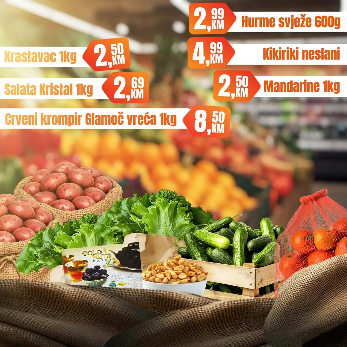 Fortuna Market vikend akcija katalog strana 3 – aktuelne ponude Fortuna Market vikend akcija strana 3 velika sniženja BiH mart 2026