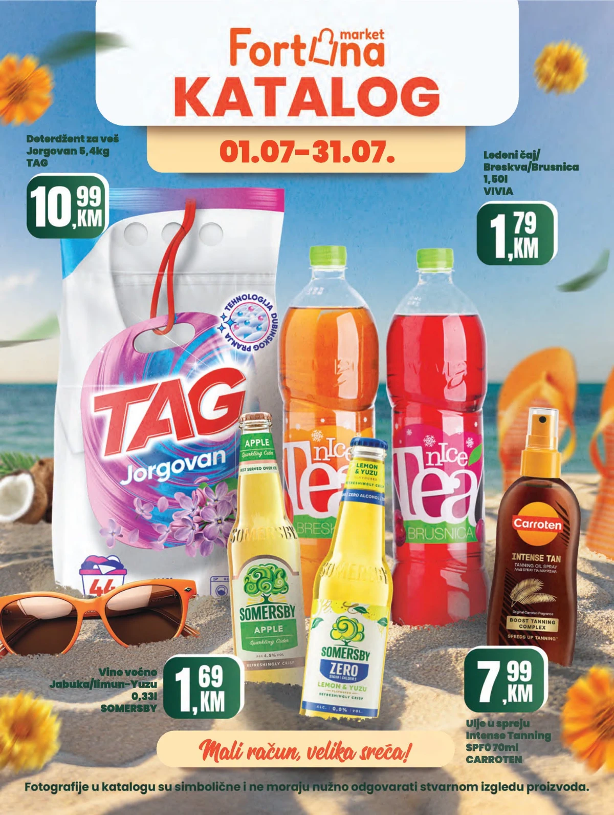 Fortuna Market katalog juli 2026 – akcijske cijene i velika mjesečna ponuda od 01. do 31.07.2026.