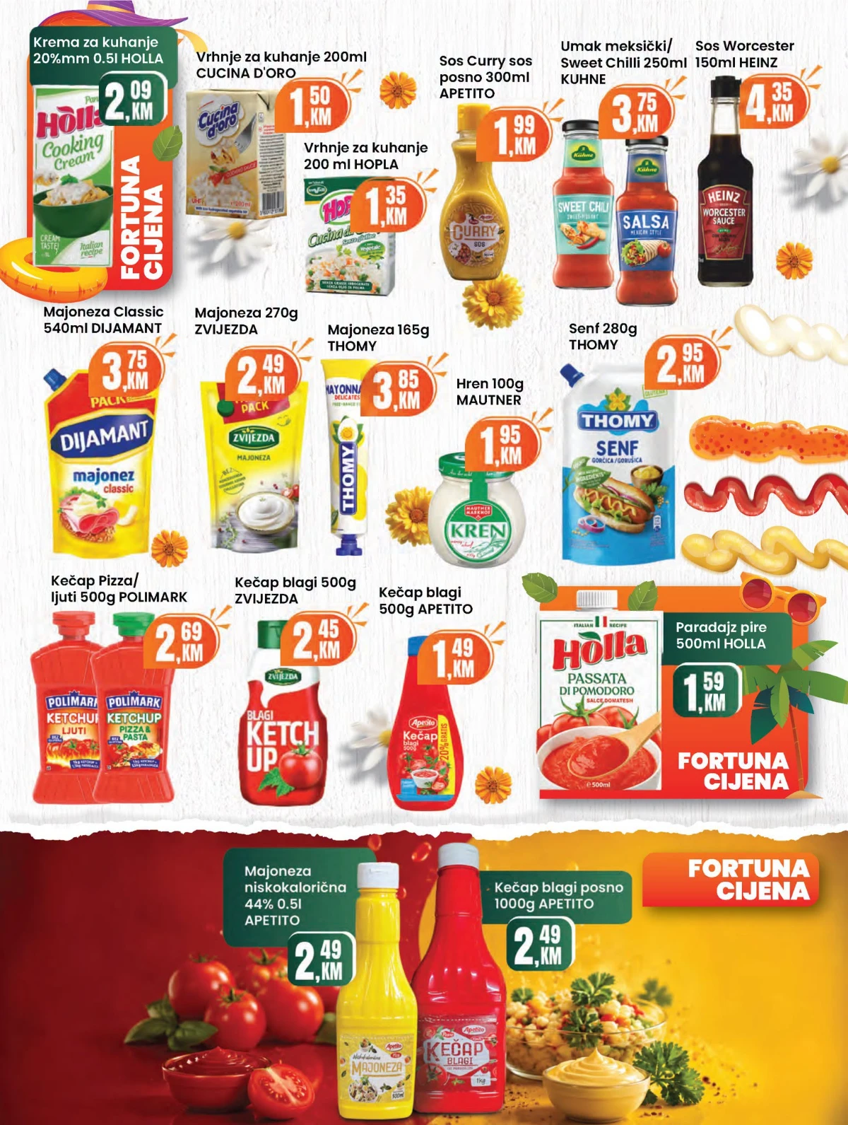 Fortuna katalog sniženja do 30% – strana 9 Fortuna katalog akcija do 30% – prehrana i proizvodi za domaćinstvo (strana 9)