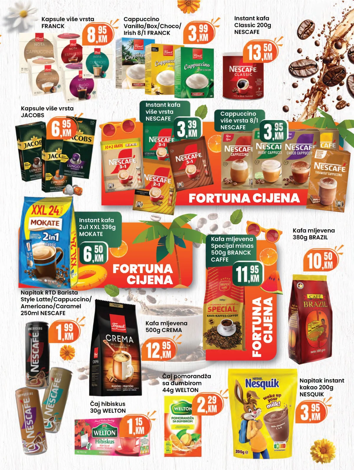 Fortuna katalog sniženja do 30% – strana 15 Fortuna katalog akcija do 30% – prehrana i proizvodi za domaćinstvo (strana 15)