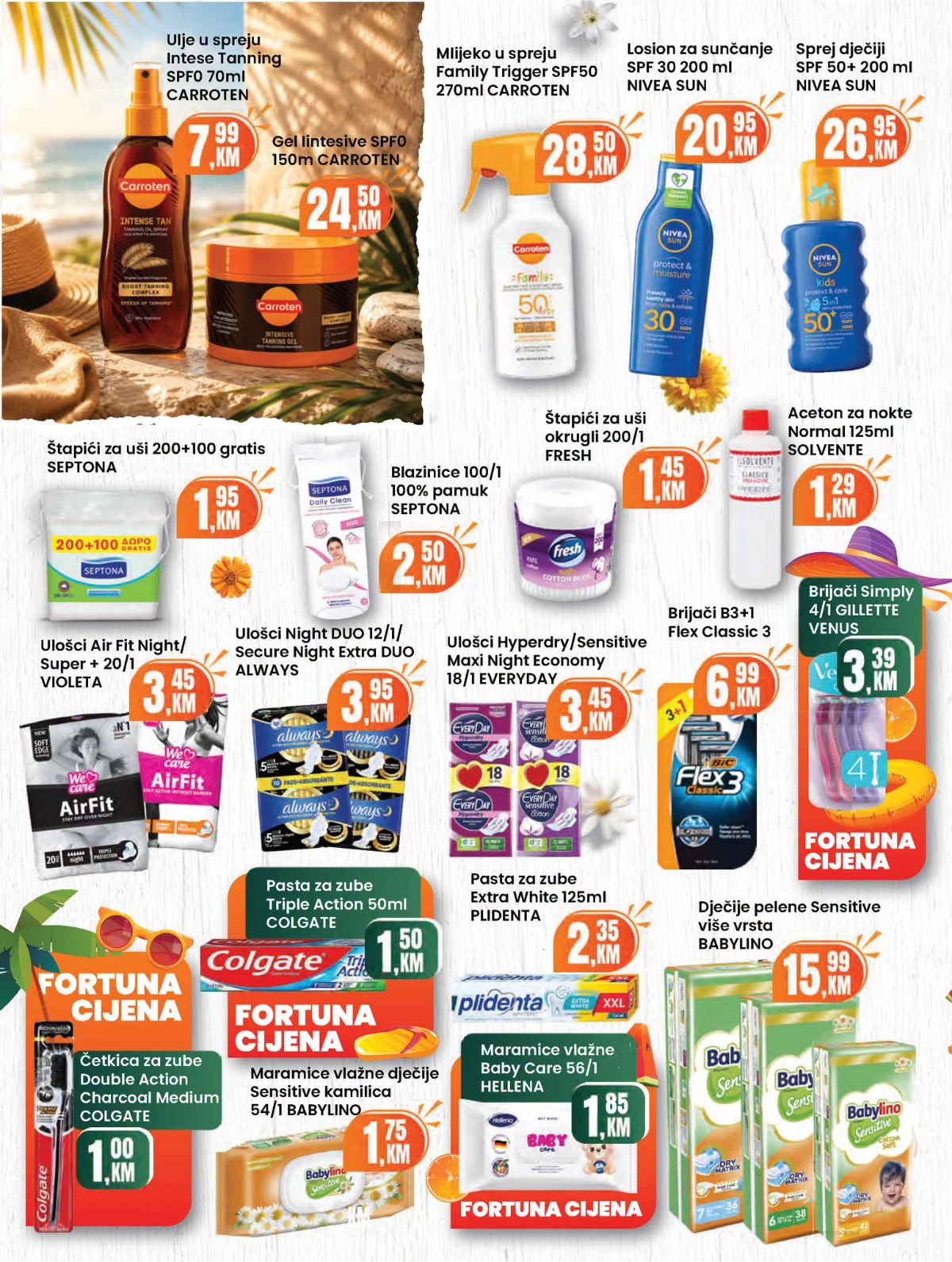 Fortuna katalog sniženja do 30% – strana 20 Fortuna katalog akcija do 30% – prehrana i proizvodi za domaćinstvo (strana 20)
