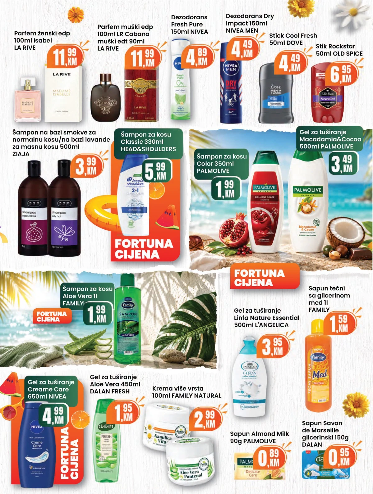 Fortuna katalog sniženja do 30% – strana 21 Fortuna katalog akcija do 30% – prehrana i proizvodi za domaćinstvo (strana 21)
