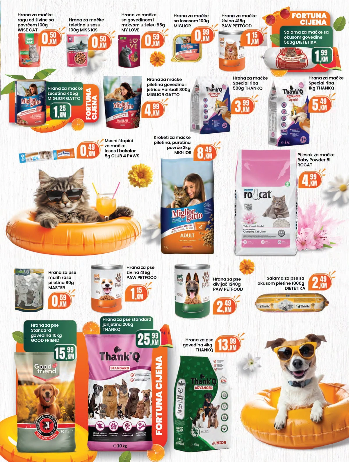 Fortuna katalog sniženja do 30% – strana 25 Fortuna katalog akcija do 30% – prehrana i proizvodi za domaćinstvo (strana 25)