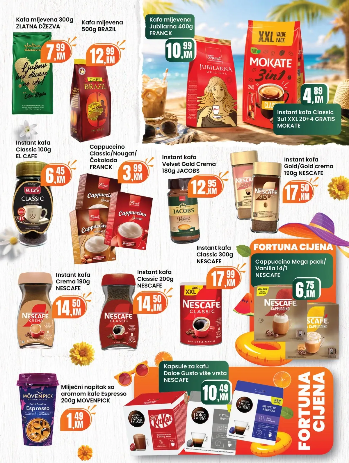Fortuna Market katalog za avgust 2026. – strana 15, proizvodi po Fortuna cijenama