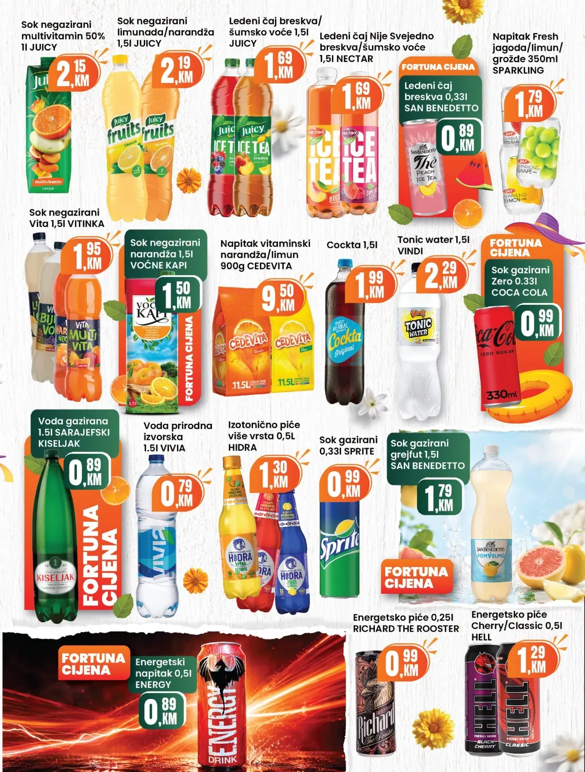 Fortuna Market katalog za avgust 2026. – strana 20, akcijske cijene za domaćinstvo
