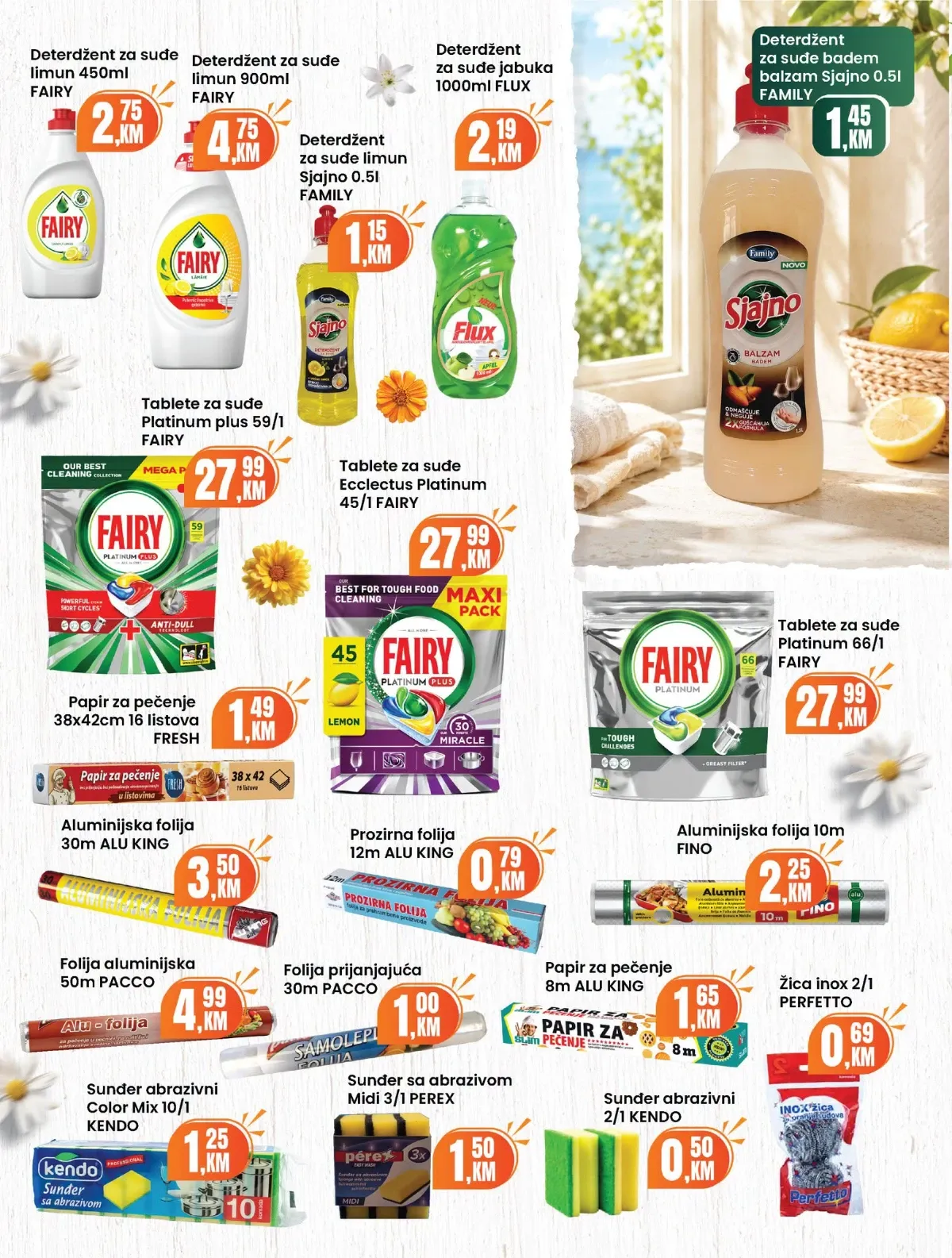 Fortuna Market katalog za avgust 2026. – strana 27, deterdženti i proizvodi za čišćenje
