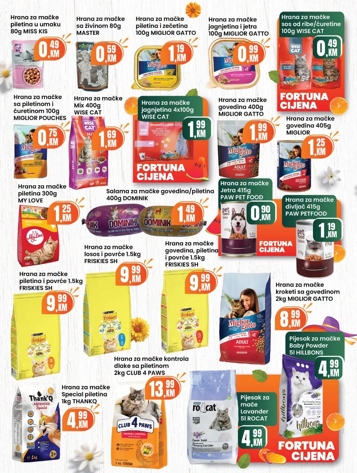 Fortuna Market katalog za avgust 2026. – strana 33, završna akcijska ponuda do 31.08.2026.