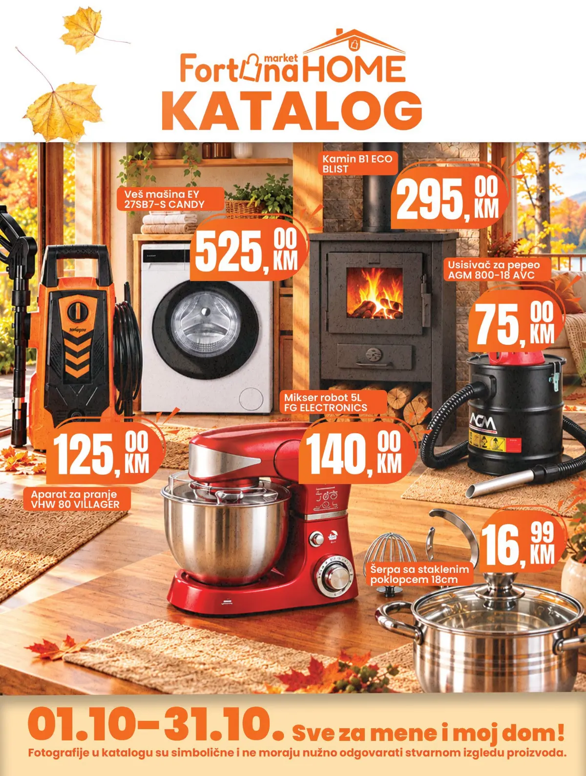 Fortuna HOME katalog od 01. do 31.10.2026. – tehnika, alati, grijanje i oprema za dom po akcijskim cijenama