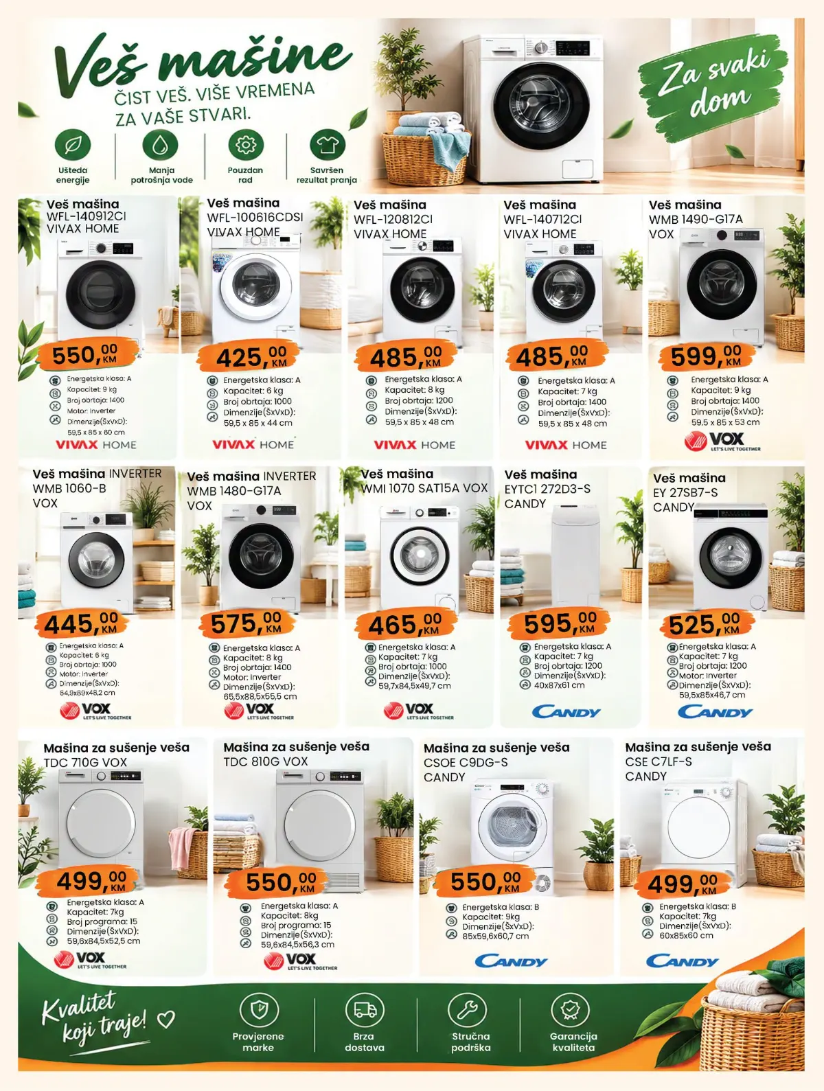 Fortuna HOME katalog – veš mašine i mašine za sušenje veša