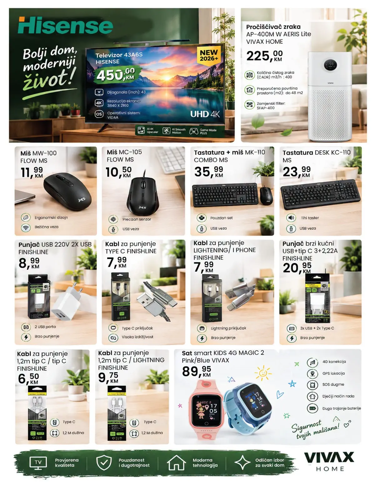 Fortuna HOME katalog – televizori, računarska oprema, punjači i pametni uređaji