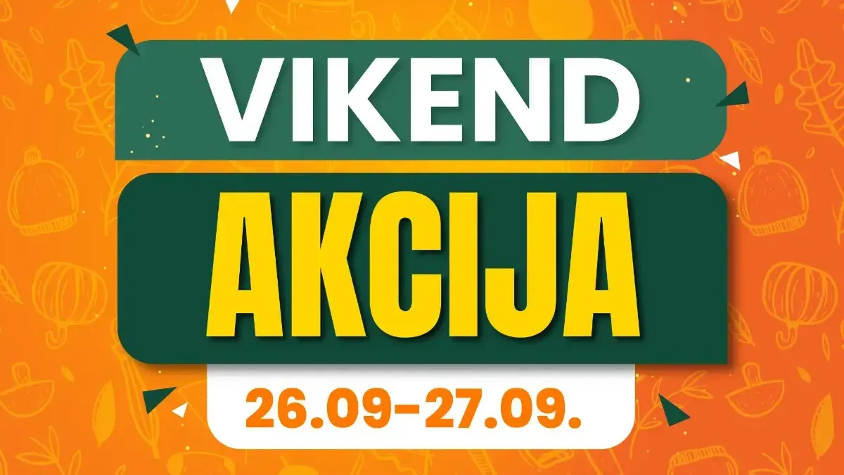 Fortuna Market vikend akcija 26–27.09.2026. – velika sniženja i super cijene
