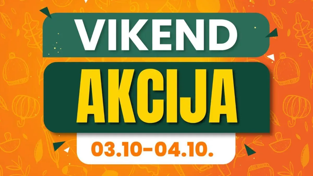Fortuna vikend akcija 03–04.10.2026. – dva dana odličnih cijena i velikih ušteda