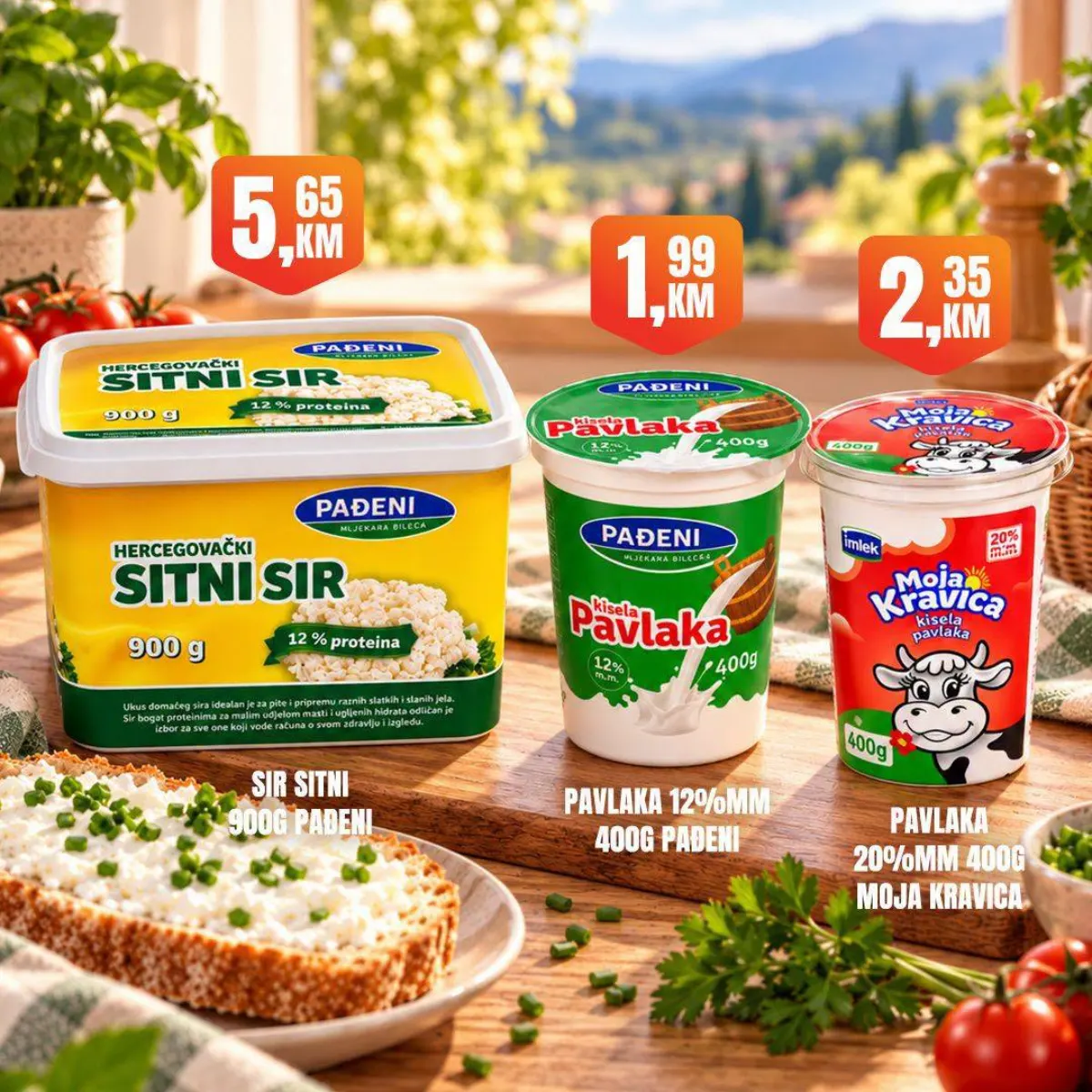 Fortuna Market vikend akcija – sitni sir i pavlaka po posebnim vikend cijenama