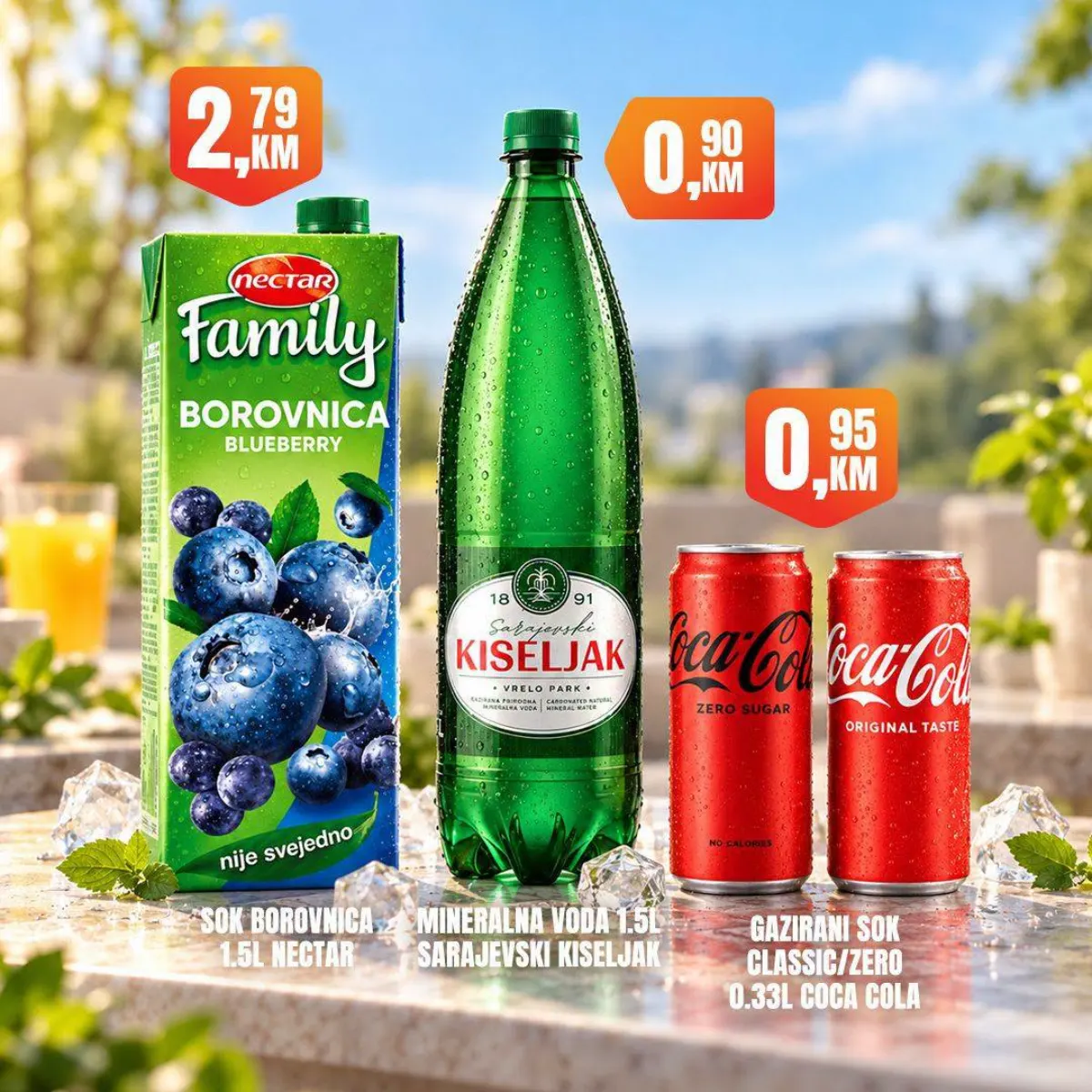 Fortuna Market vikend akcija – Family sok, Kiseljak i Coca-Cola po akcijskim cijenama