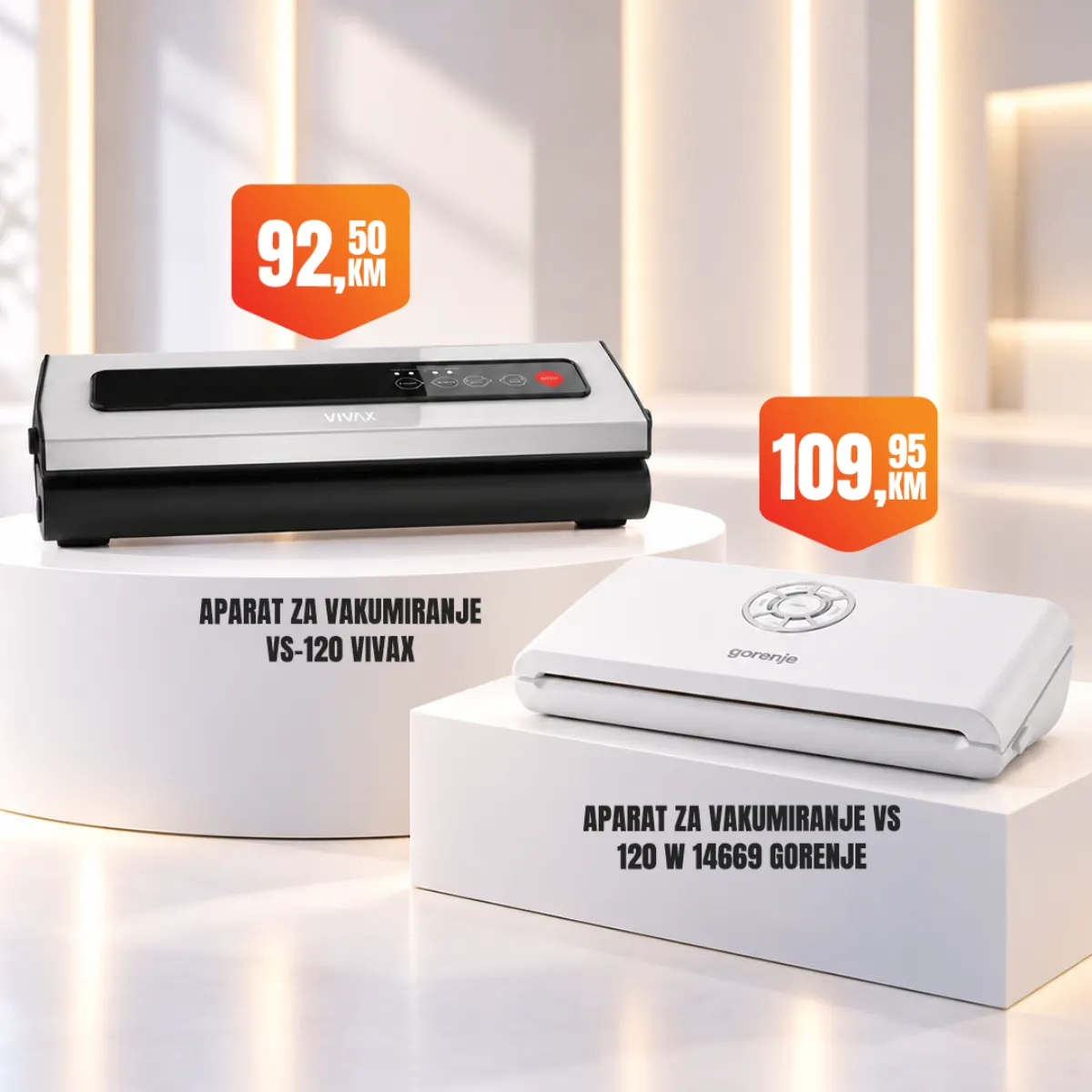 Fortuna vikend akcija – Vivax i Gorenje aparati za vakumiranje