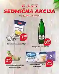 Hass Komerc sedmična akcija sniženja prehrane i kućnih proizvoda do 23. aprila 2026 katalog
