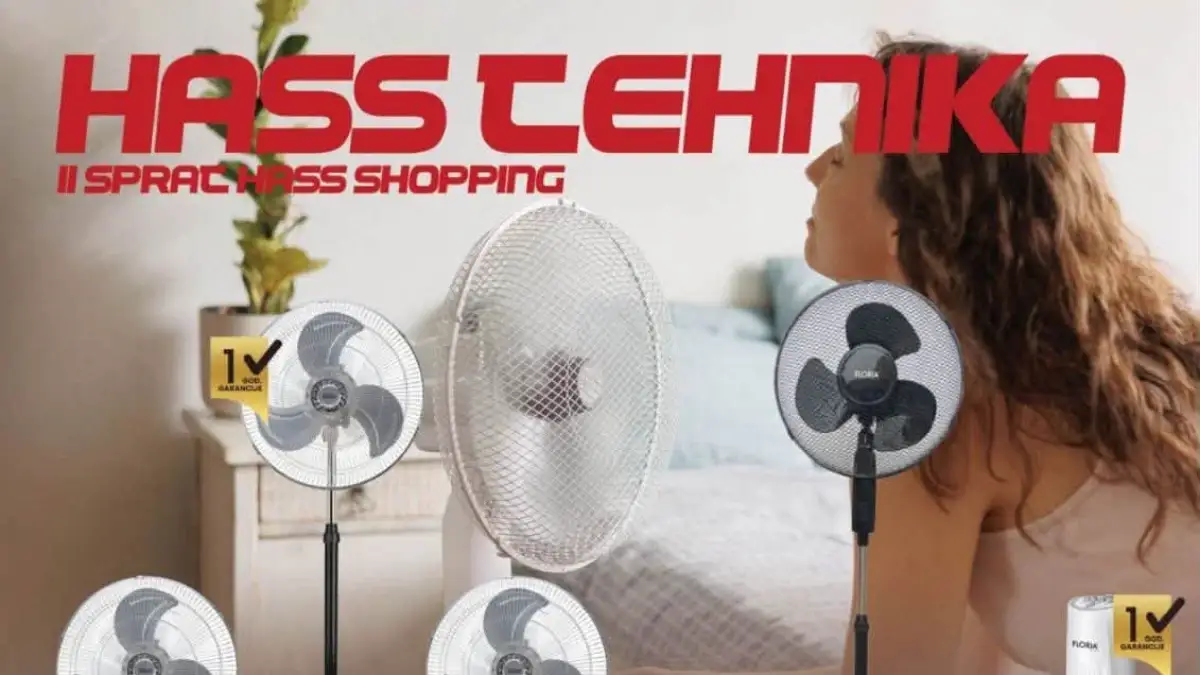 HASS Komerc Tehnika super akcija do 50% popusta na tehniku, ventilatore i ljetnu opremu