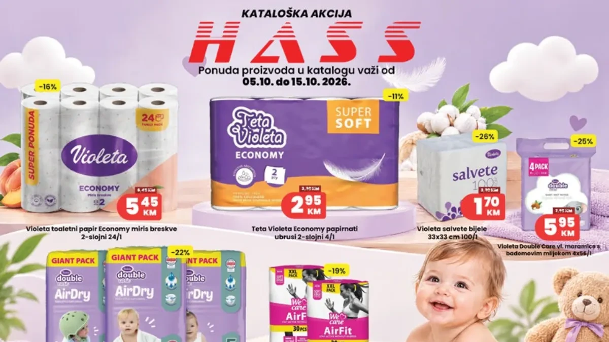 HASS katalog 05–15.10.2026. – velika kataloška akcija, super cijene i XXL uštede