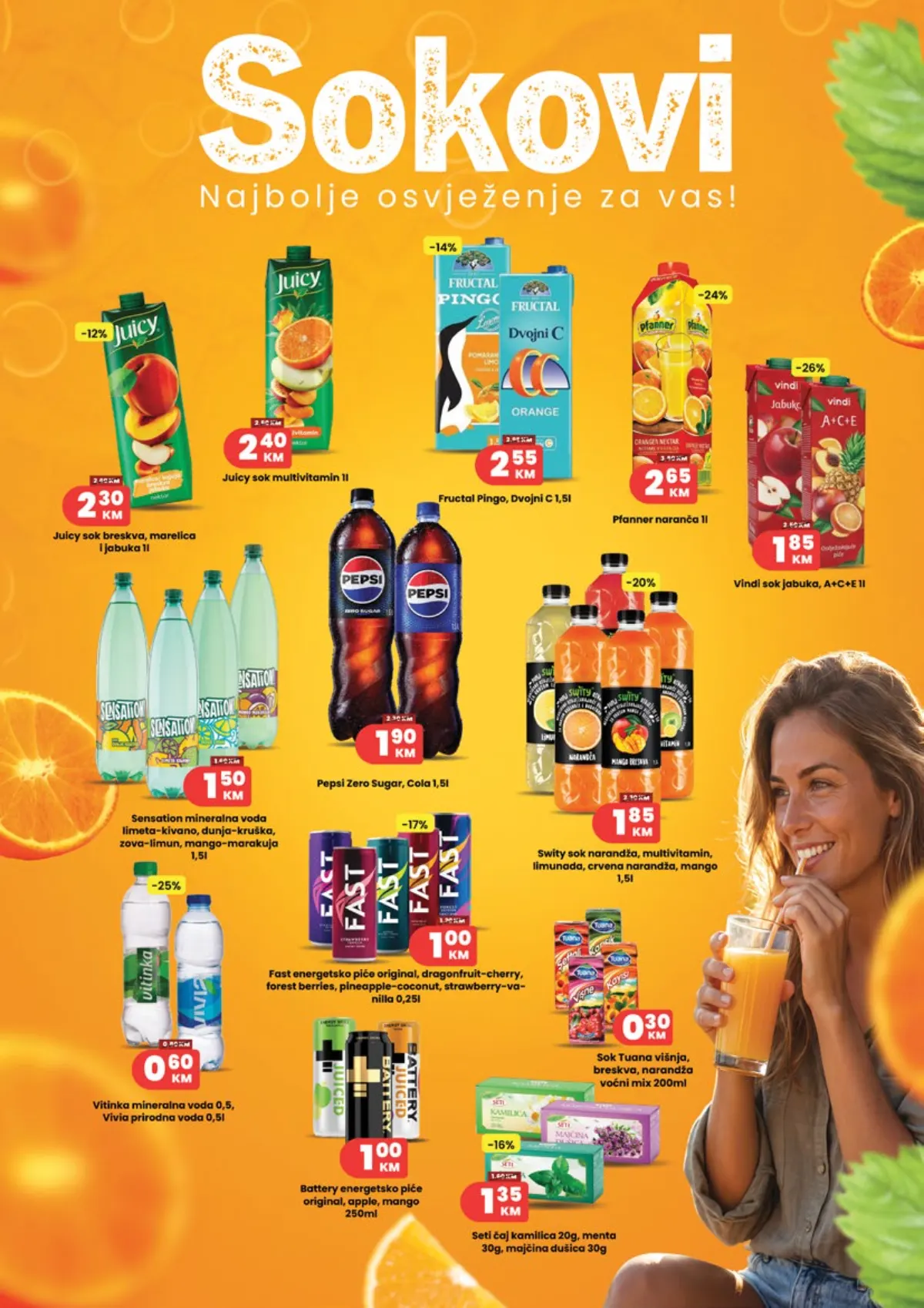 HASS katalog 05–15.10.2026. – sokovi, voda, Pepsi i energetska pića