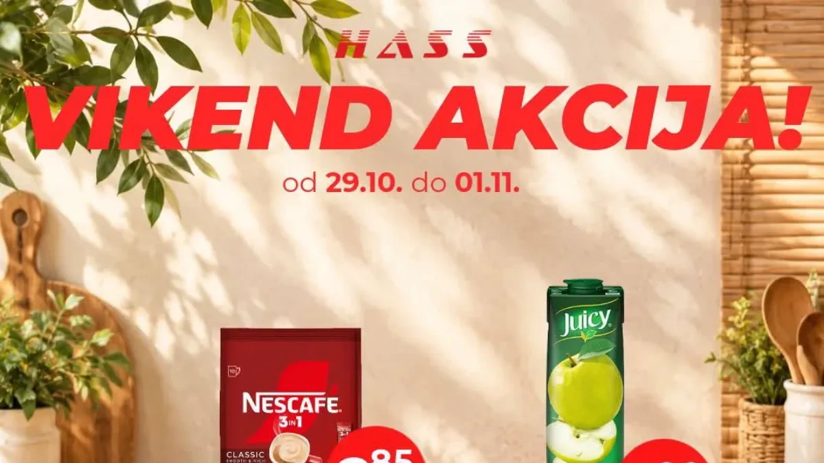 HASS vikend akcija od 29.10. do 01.11.2026.