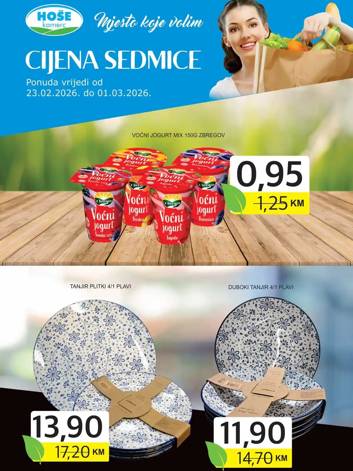 Hoše komerc cijena sedmice sniženja i popusti do 1. marta 2026