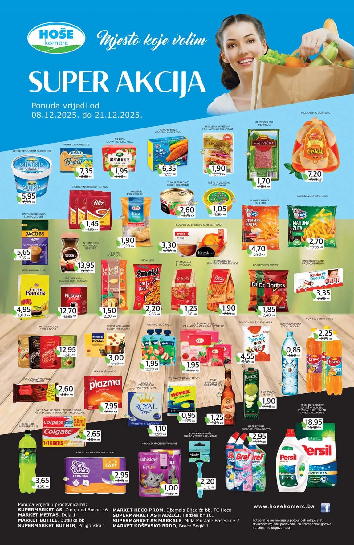 Hoše komerc sniženja i popusti Hoše komerc cijena sedmice