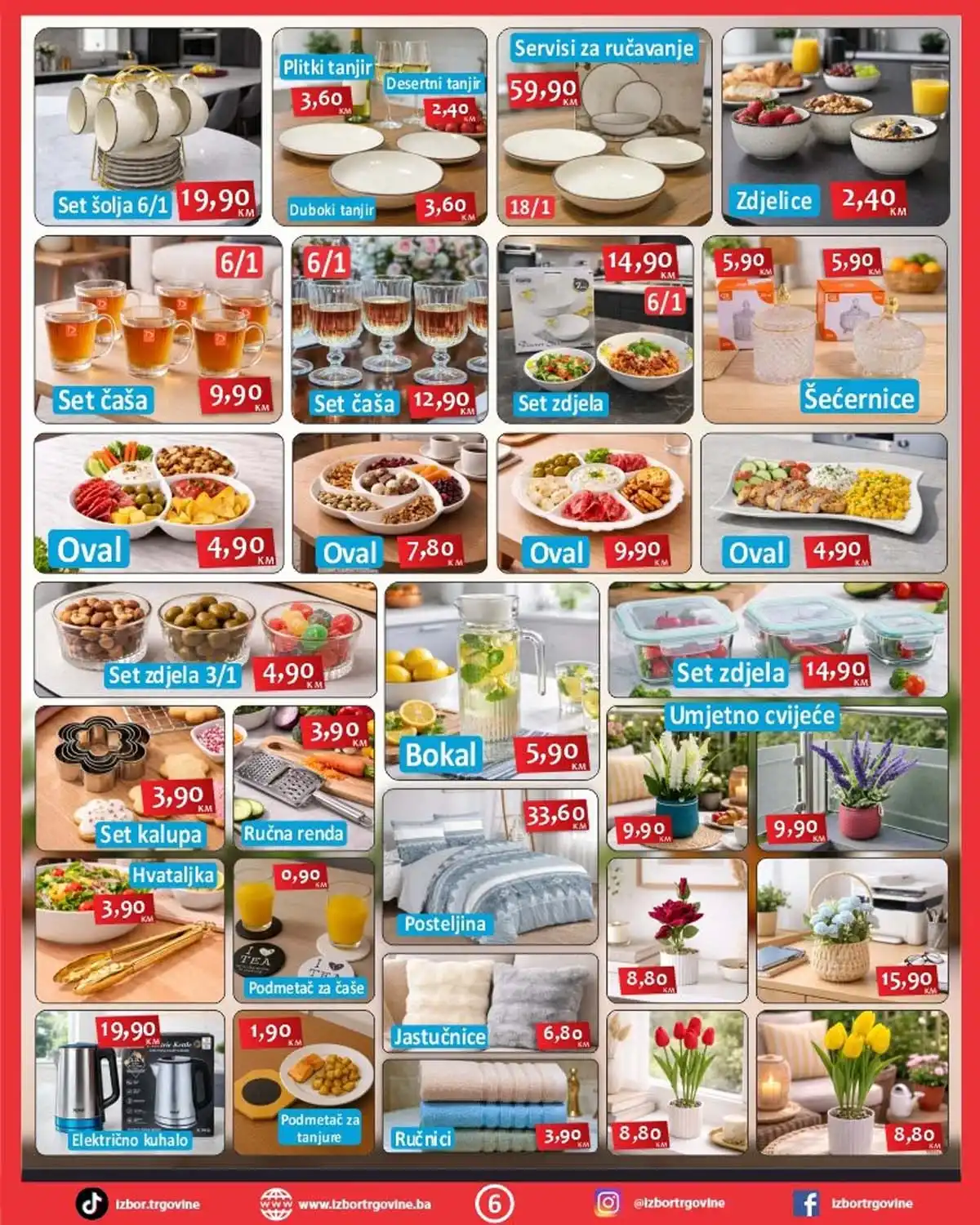 Izbor Trgovine akcija – kućni proizvodi i garderoba na sniženju do 13. marta 2026 (strana 6)