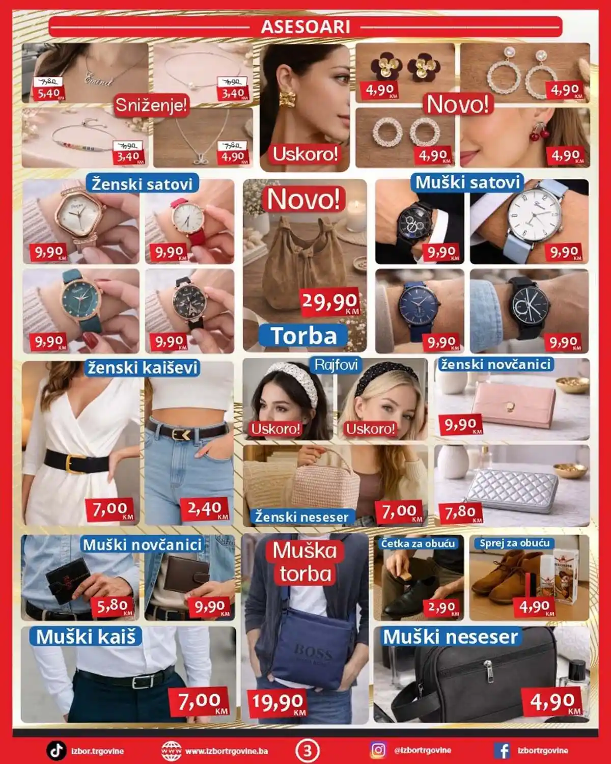 Izbor Trgovine akcija – kućni proizvodi i garderoba na sniženju do 27. februara 2026 (strana 3)