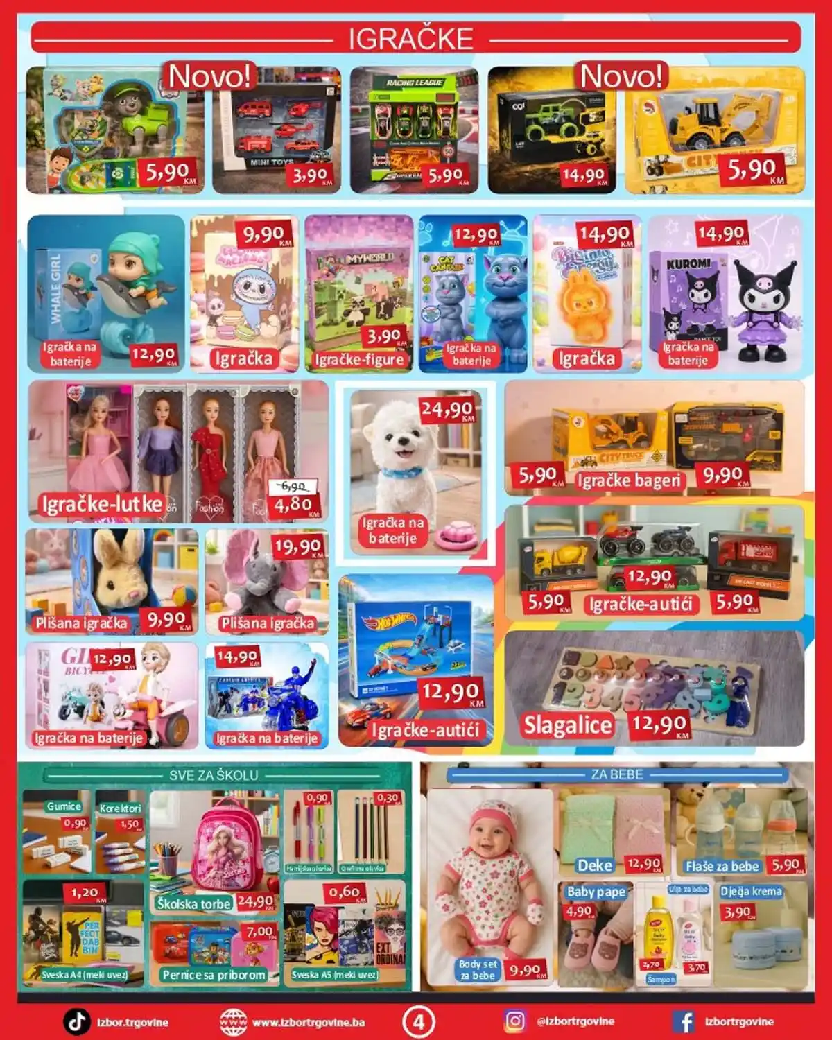 Izbor Trgovine akcija – kućni proizvodi i garderoba na sniženju do 27. februara 2026 (strana 4)