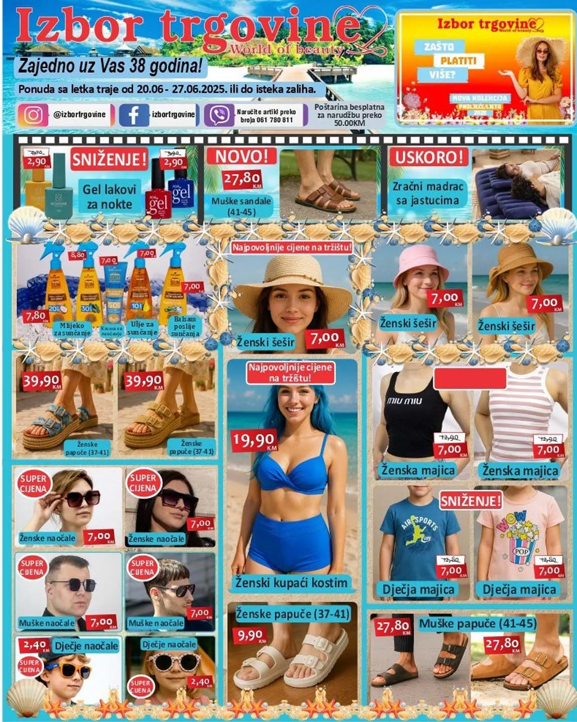 Izbor trgovine akcija Katalog sniženja do 27.06.2025