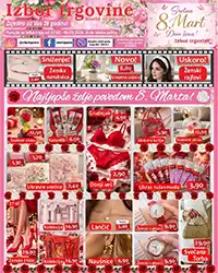 Izbor trgovine katalog kućni proizvodi i garderoba akcija