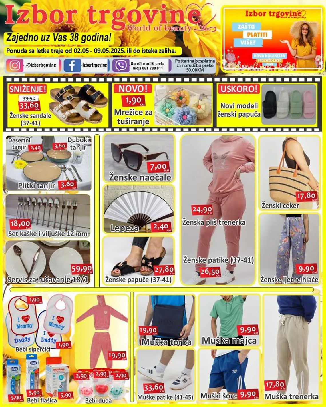 Izbor trgovine akcija Katalog sniženja do 09.05.2025
