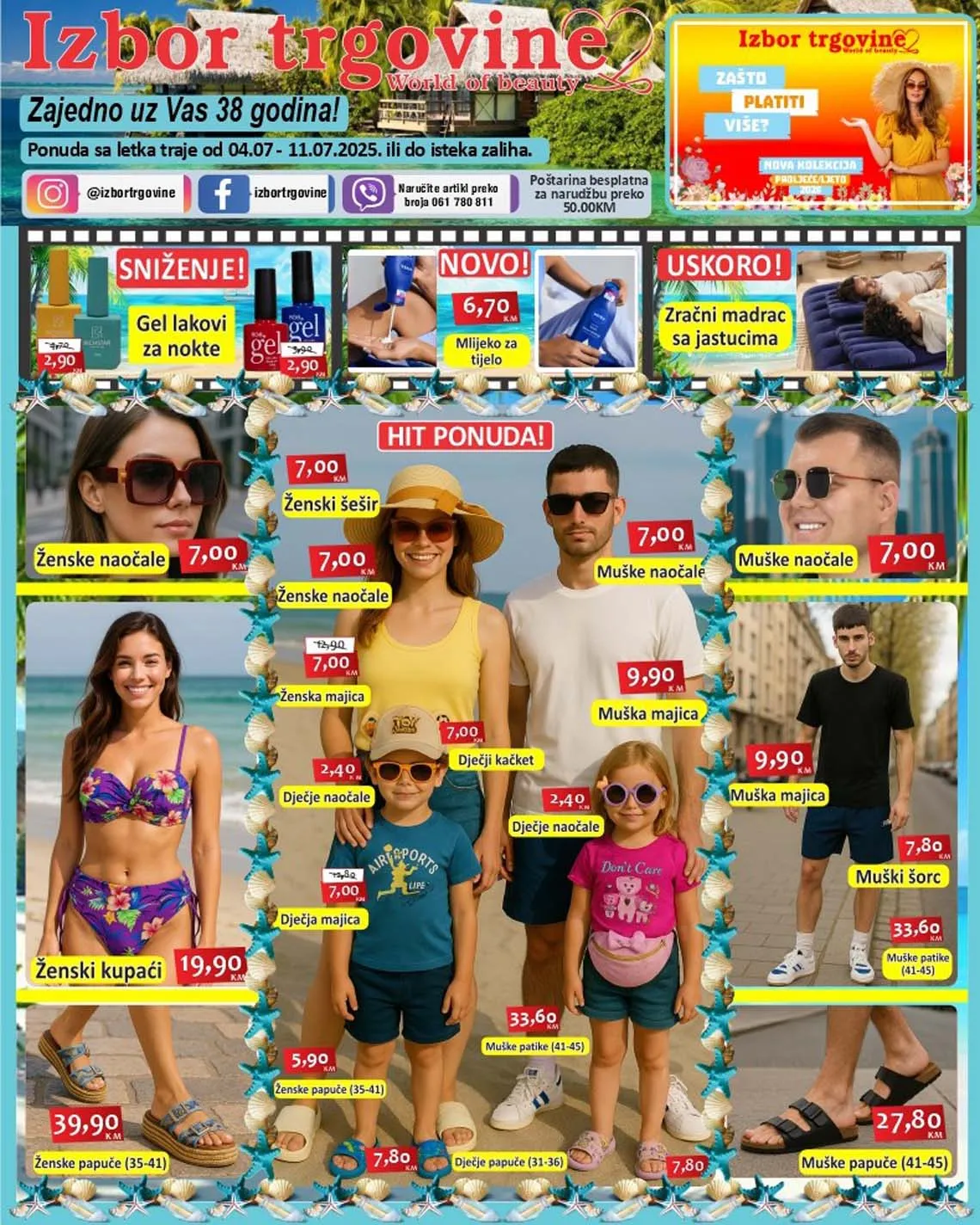Izbor trgovine akcija Katalog sniženja do 11.07.2025