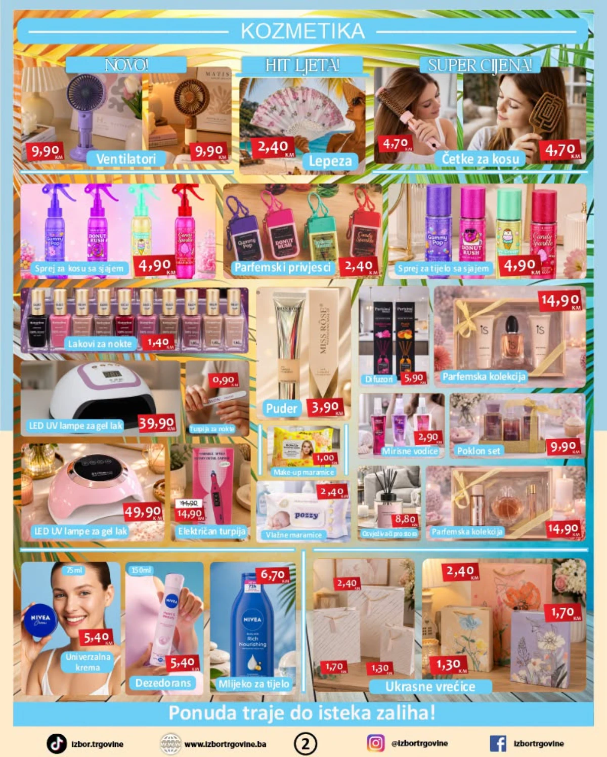 Izbor Trgovine katalog do 26.06.2026 – kozmetika, parfemi, ogledala i beauty dodaci