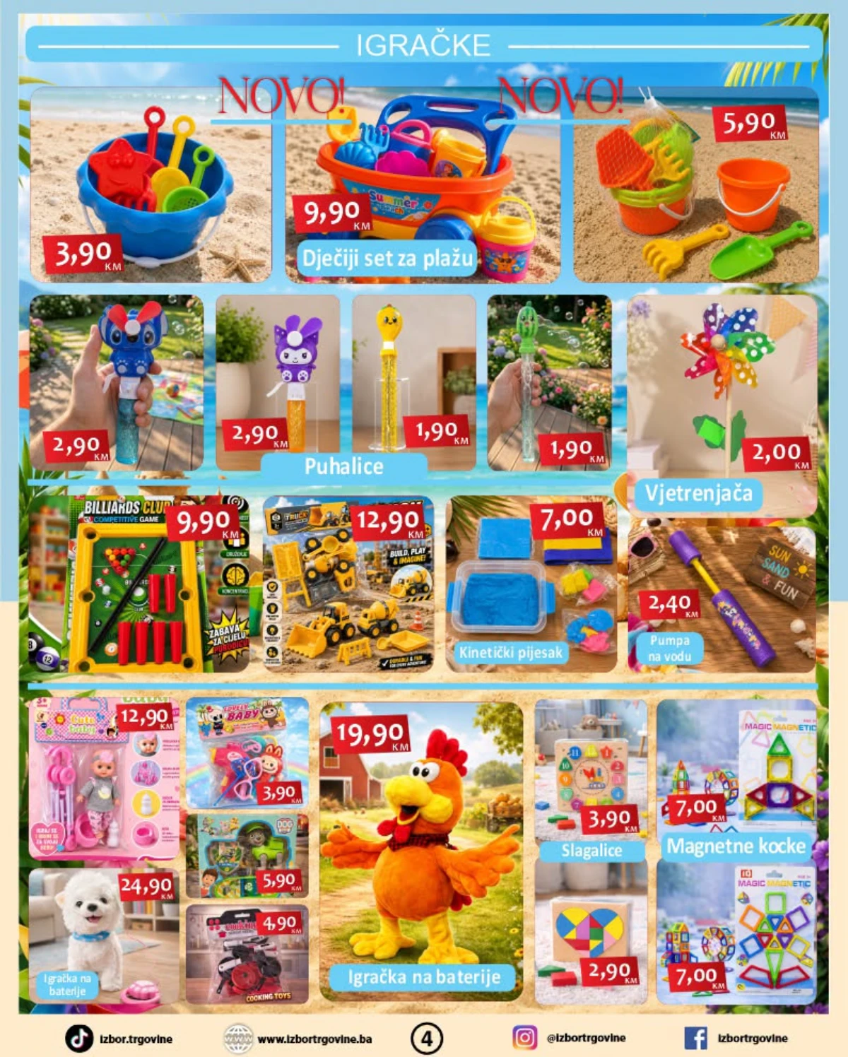 Izbor Trgovine katalog do 26.06.2026 – igračke, setovi za plažu, slagalice i dječiji program