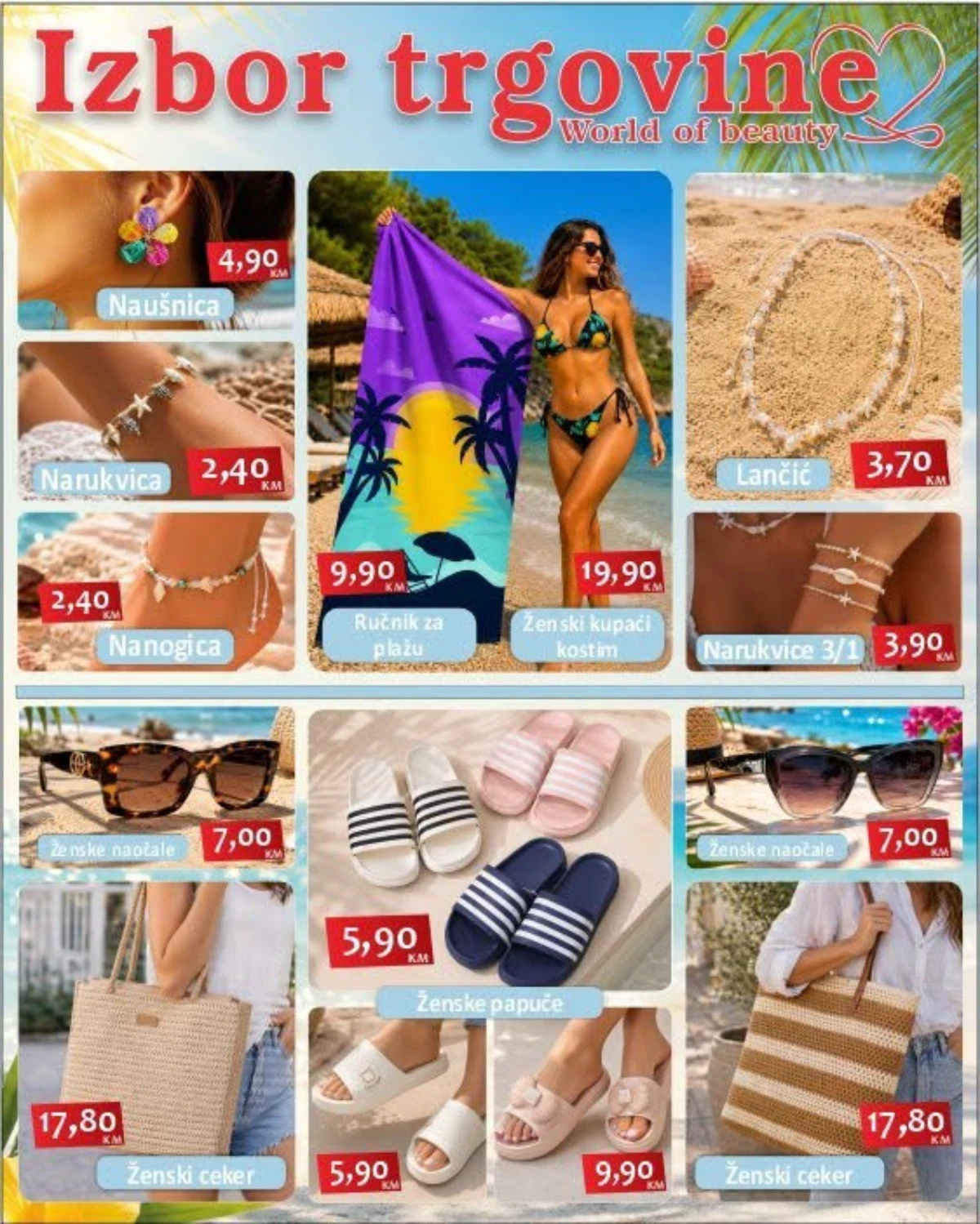 Izbor Trgovine katalog do 26.06.2026 – ljetni modni dodaci i sezonski proizvodi