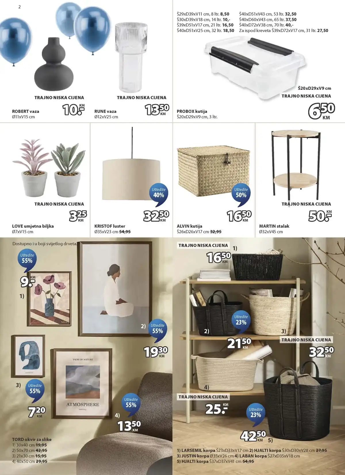 JYSK rođendanska akcija katalog sniženja namještaja i opreme za dom – strana 2 – do 14.04.2026