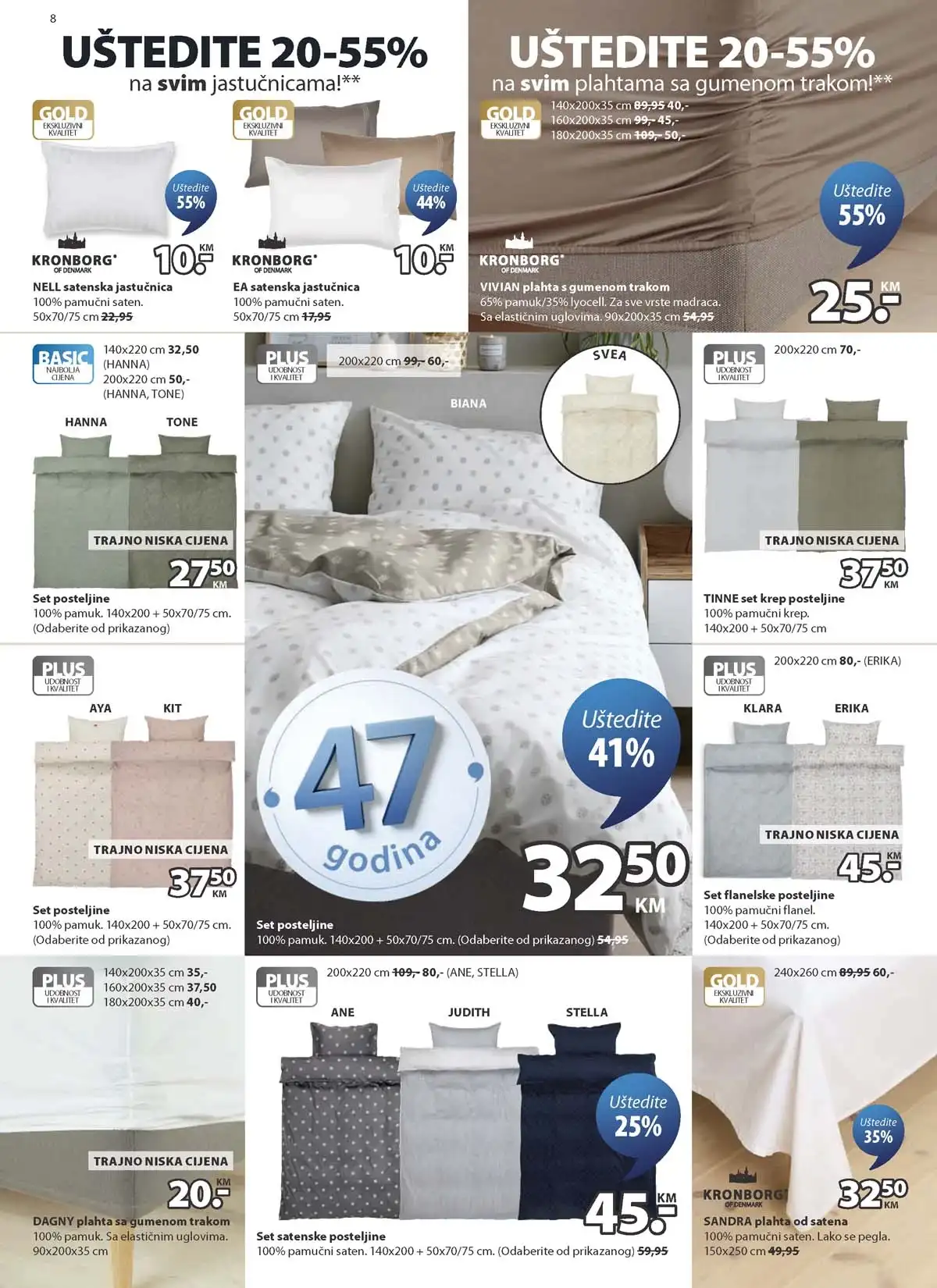 JYSK rođendanska akcija katalog sniženja namještaja i opreme za dom – strana 8 – do 14.04.2026