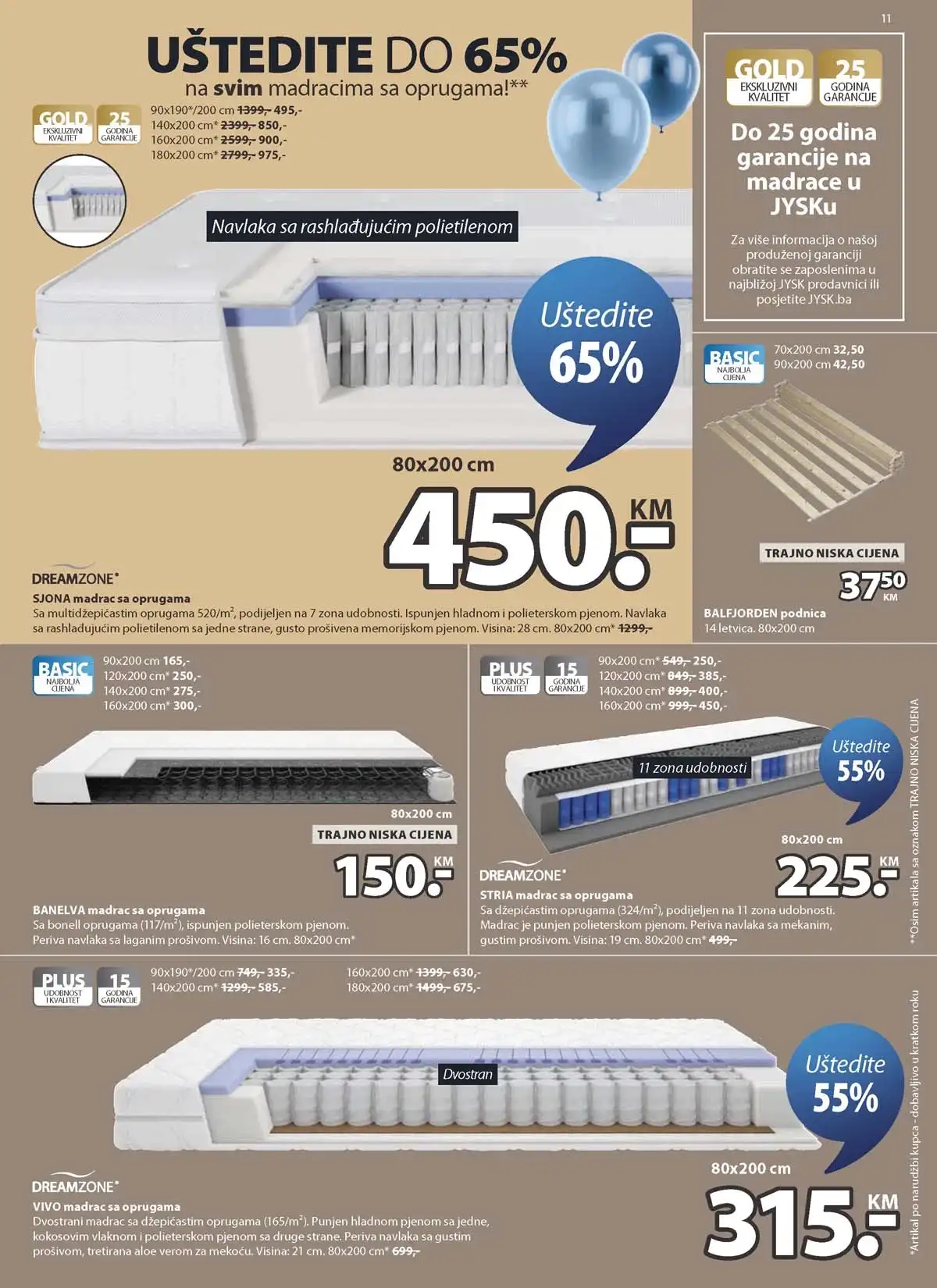 JYSK rođendanska akcija katalog sniženja namještaja i opreme za dom – strana 11 – do 14.04.2026