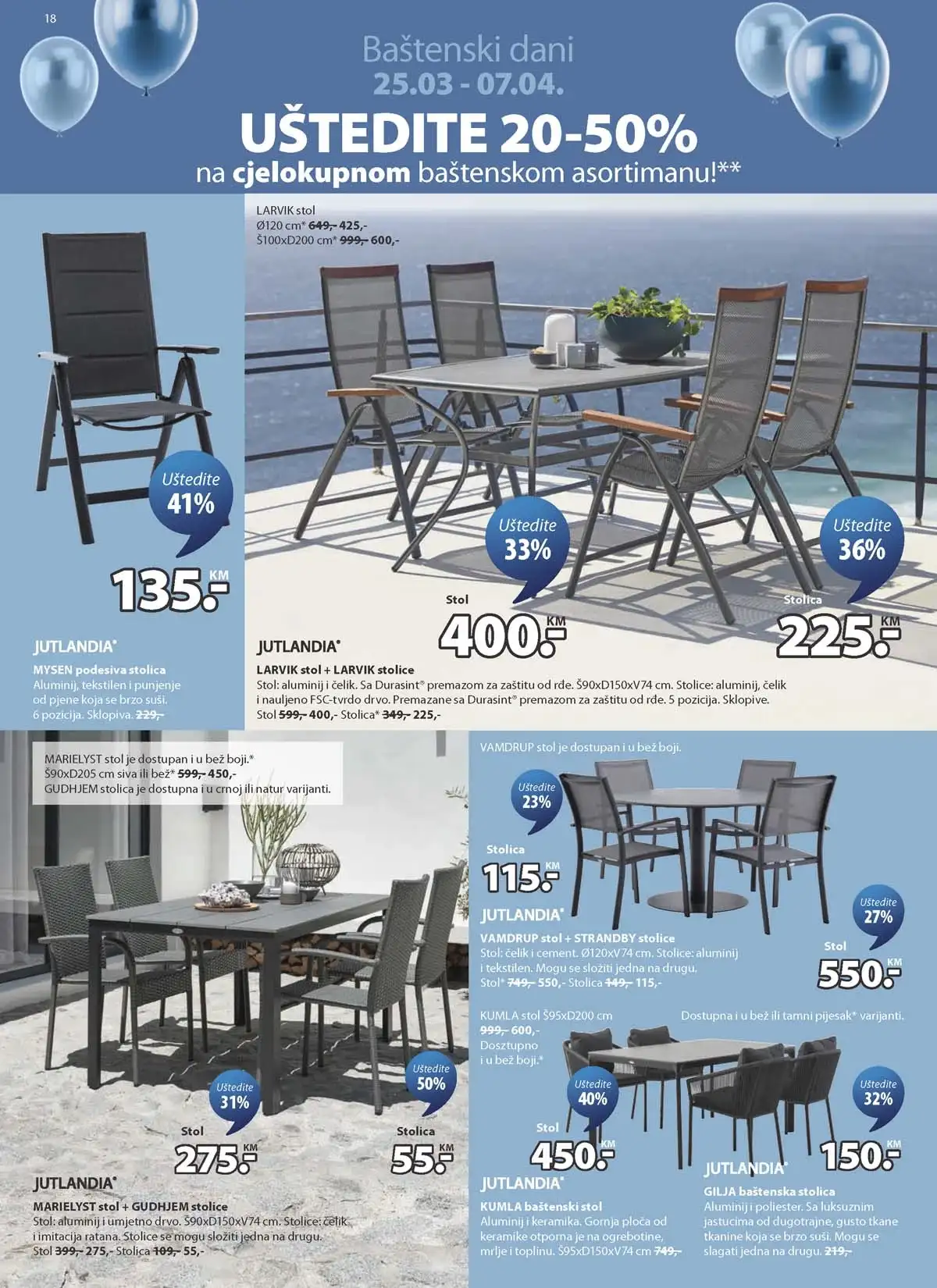 JYSK rođendanska akcija katalog sniženja namještaja i opreme za dom – strana 18 – do 14.04.2026