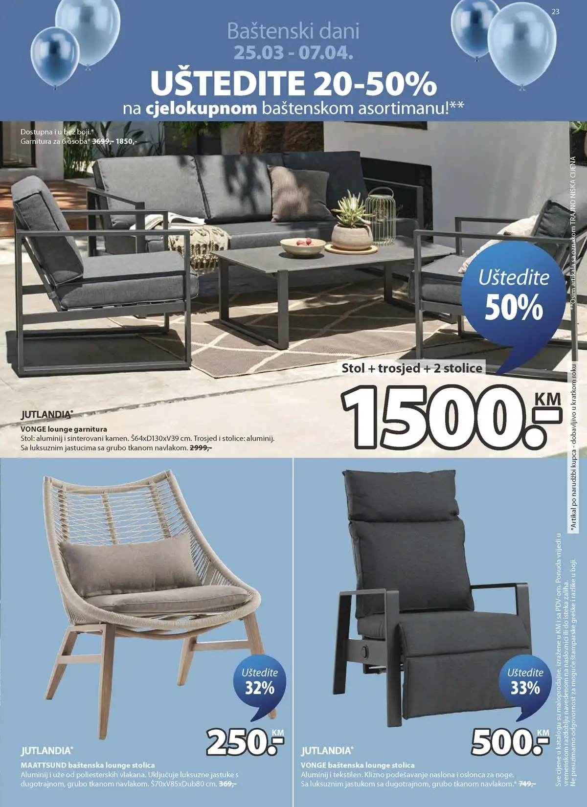 JYSK rođendanska akcija katalog sniženja namještaja i opreme za dom – strana 23 – do 14.04.2026