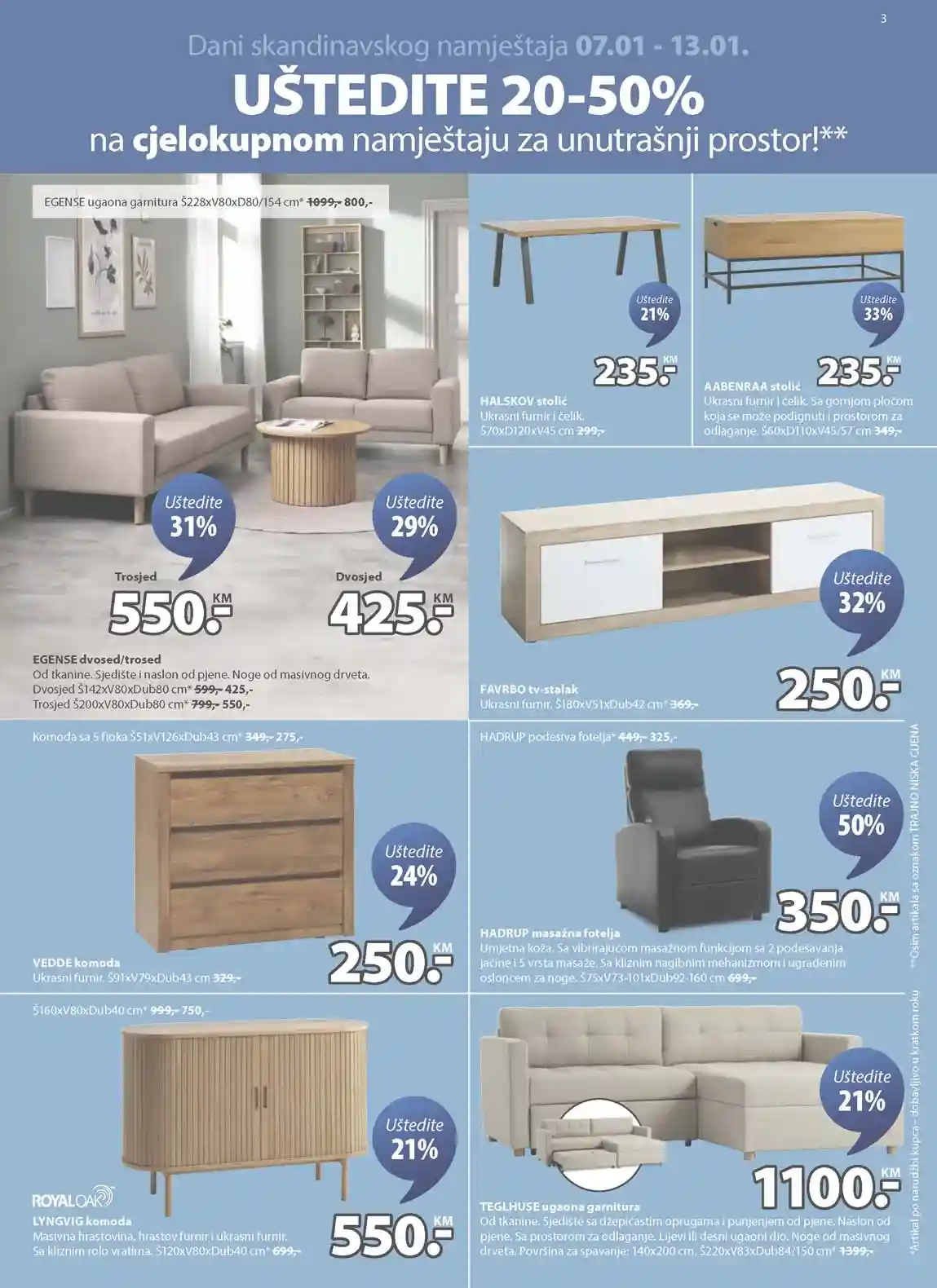 Jysk akcija Sniženja Jysk kataloška akcija