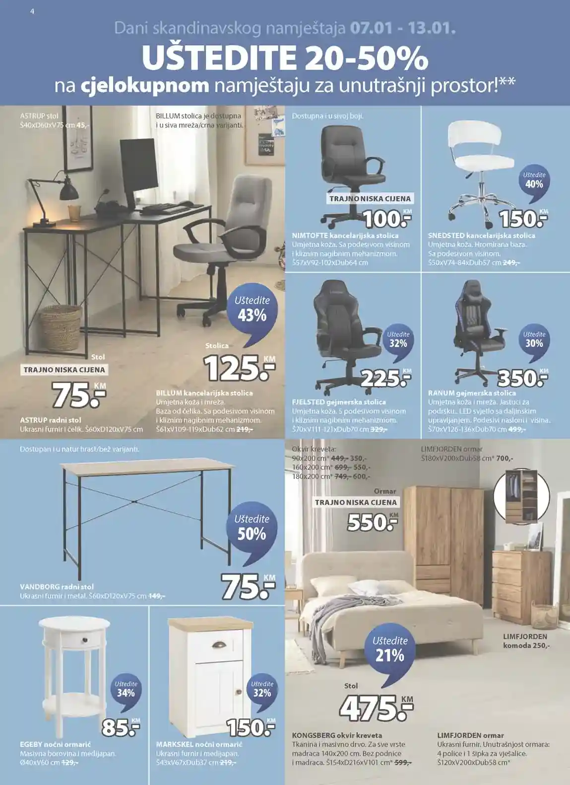 Jysk akcija Sniženja Jysk kataloška akcija