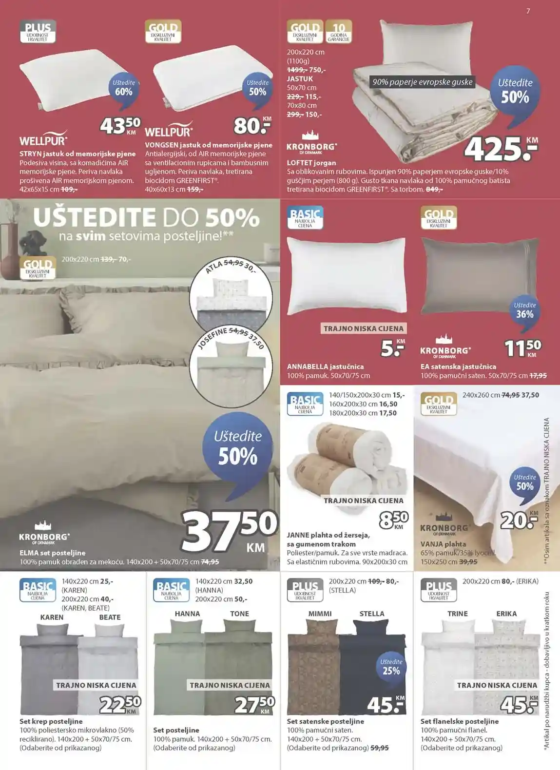 Jysk akcija Sniženja Jysk kataloška akcija